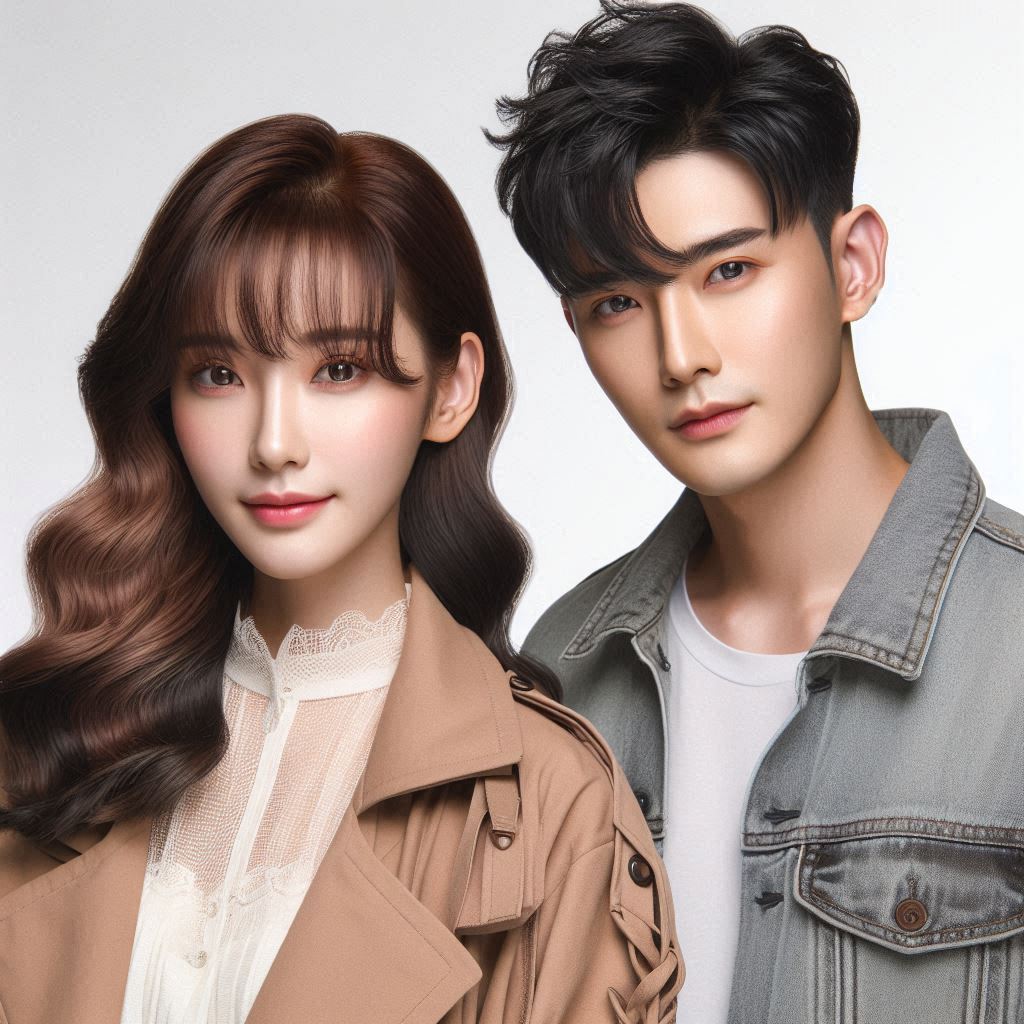 Fashion colored hairstyle _1_